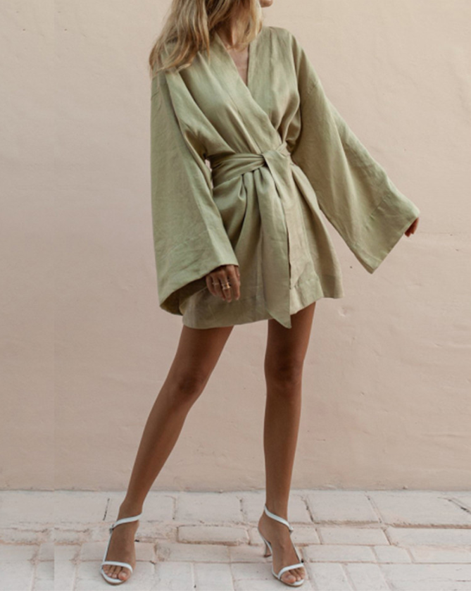 Hannah™ - Elegant Wrap Dress