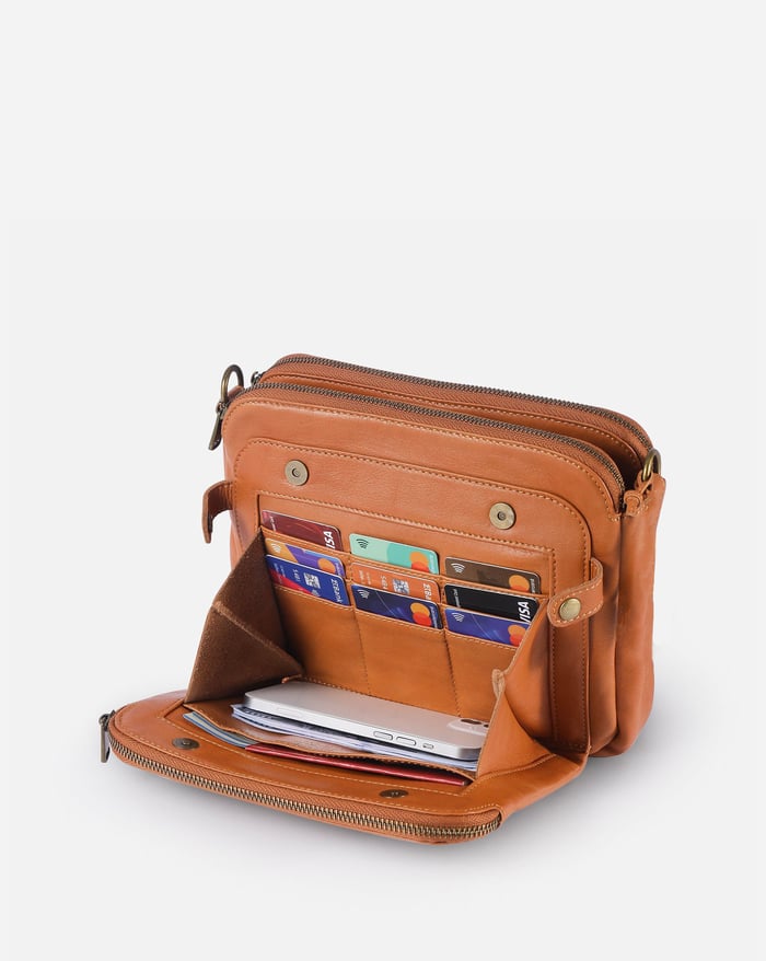 Aria™ - Crossbody Vegan Leather Shoulder Bag
