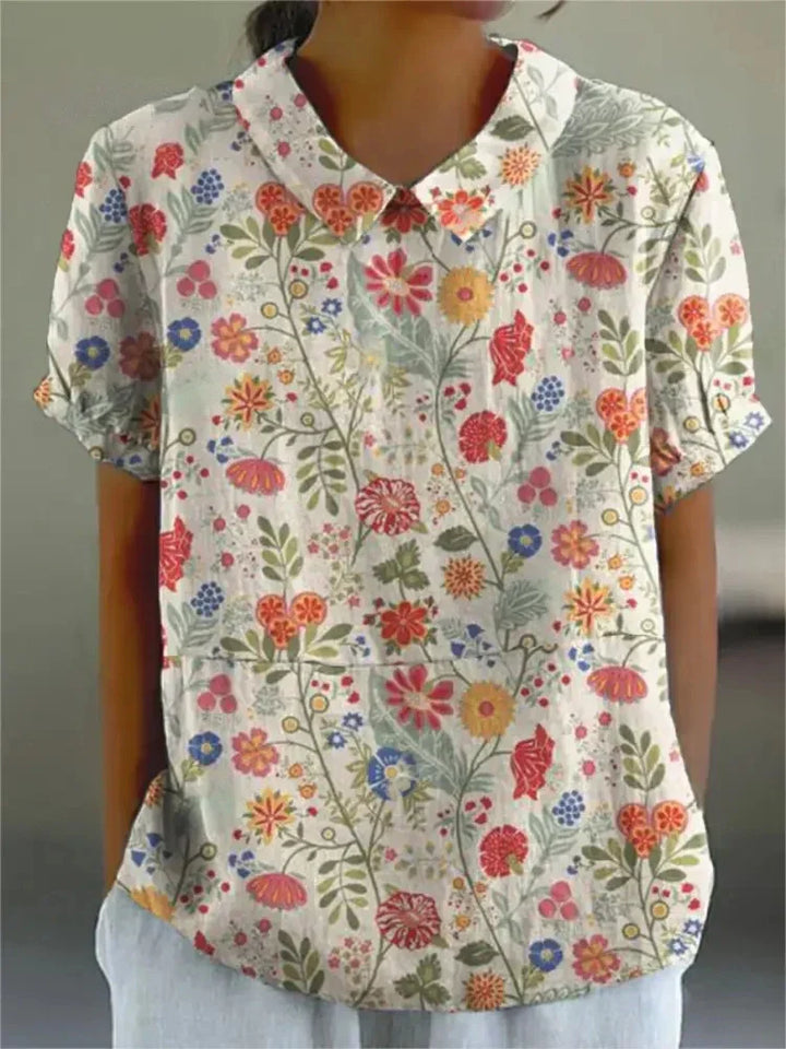 Zoe™ - Floral Elegant Blouse