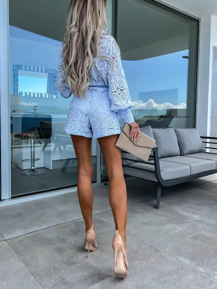 Ella™ -  Elegant Fashionable Lace Two-Piece Set