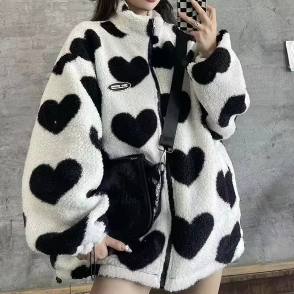 Mia™ - Super Comfy Double Sided Heart Jacket (Unique Collection)