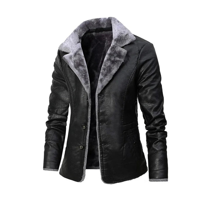 Noah™ - Elegant Leather Winter Coat