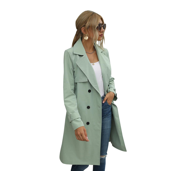 Avery™ - Modern Double-Breasted Windbreaker Coat