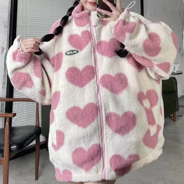 Mia™ - Super Comfy Double Sided Heart Jacket (Unique Collection)