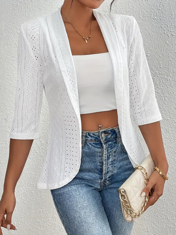 Penelope™ - Elegant Open-Front Jacket
