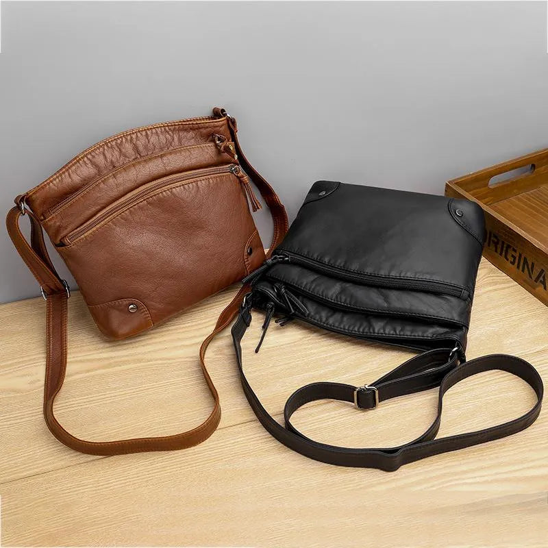 Mia™ - Soft Vegan Leather Crossbody Bag