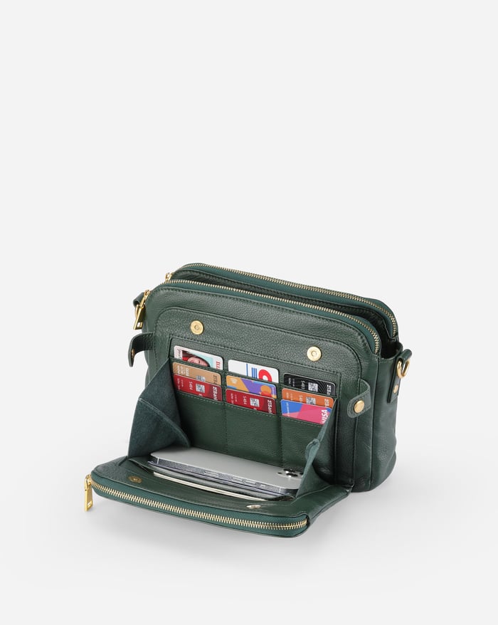 Aria™ - Crossbody Vegan Leather Shoulder Bag