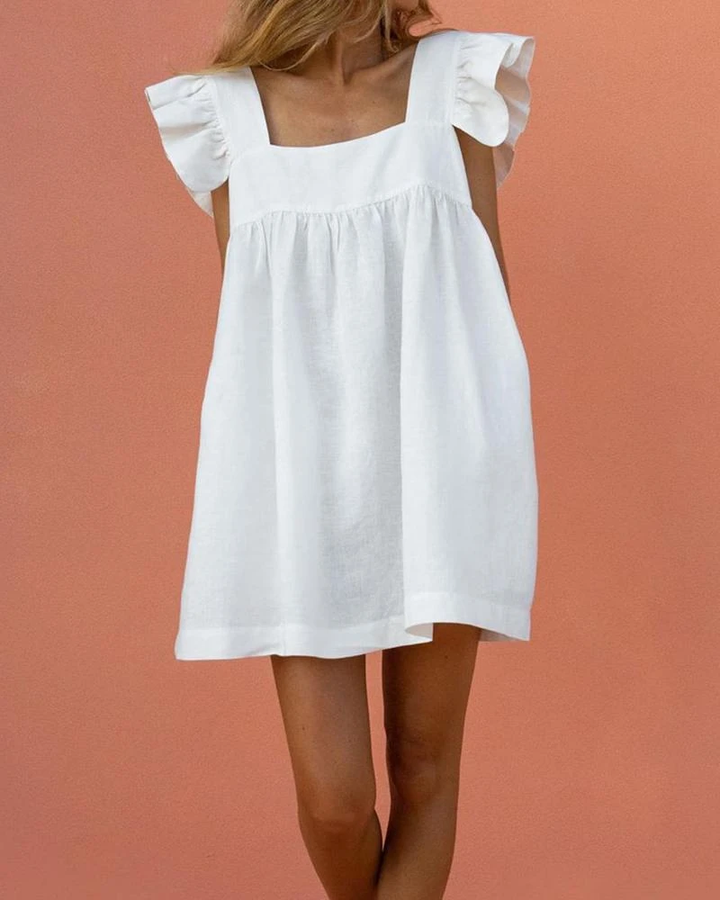 Alyssa™ - Effortless Flutter Sleeve Dress