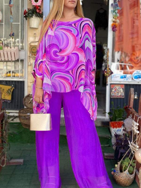 Amelia™ - Comfortable Printed Suit
