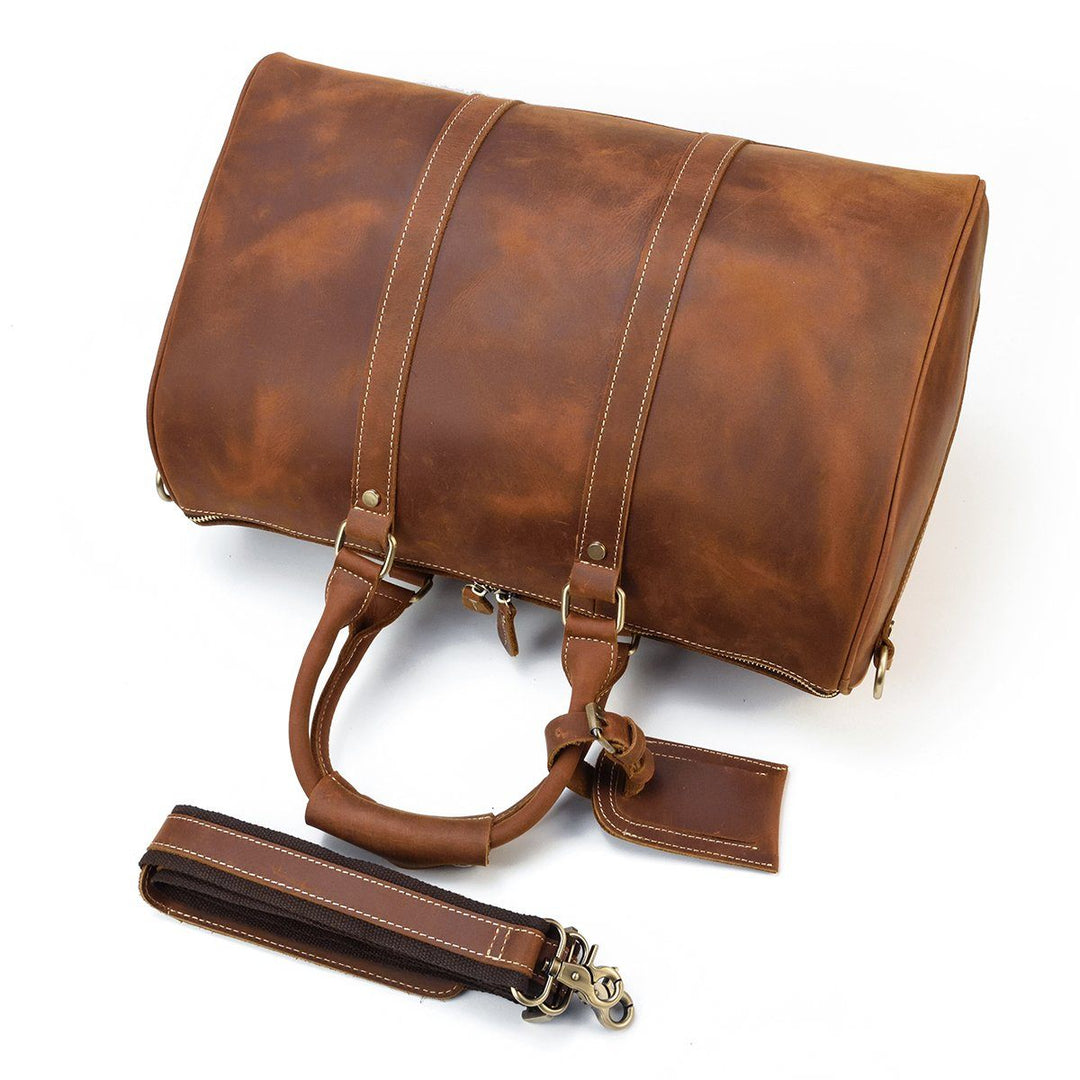 Zoe™ - Leather Duffle Bag
