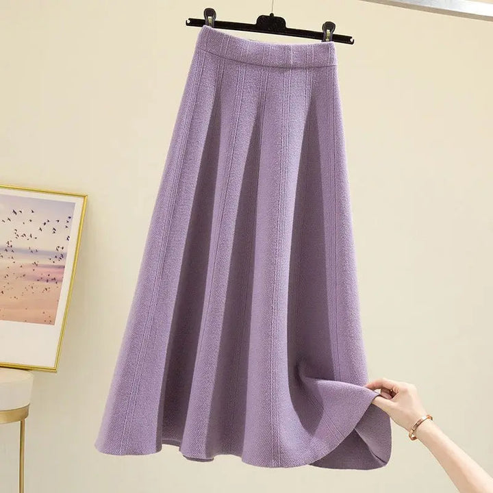 Addison™ - Stylish Knit Sweater And Skirt Lounge Set